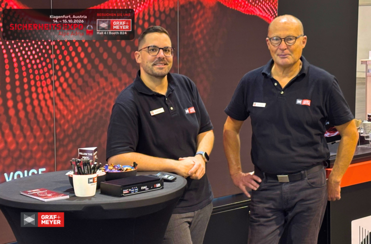 Gräf & Meyer looks back on Security Expo Alpe-Adria 2026 in Klagenfurt. Discover our fire brigade control panel and other highlights from the trade fair.