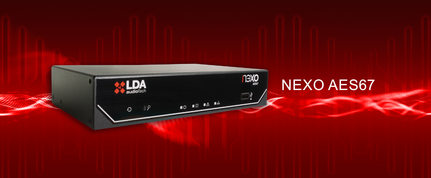 Nexo AES67 Slider