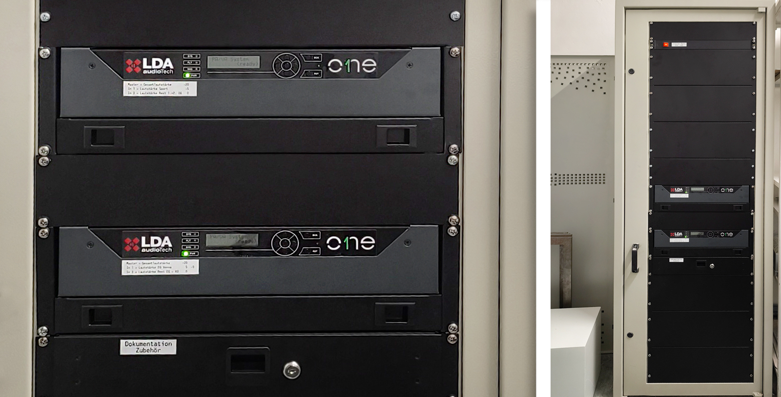Referenzprojekt der Gräf & Meyer GmbH: Installation einer EN 54-konformen Sprachalarmierungsanlage für TRETTER-Schuhe in München. Systemlieferung durch Gräf & Meyer, Umsetzung durch PHOENIX Professional Audio.
