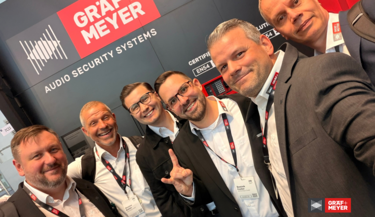 Gräf & Meyer Team am Stand auf der Security Essen 2026