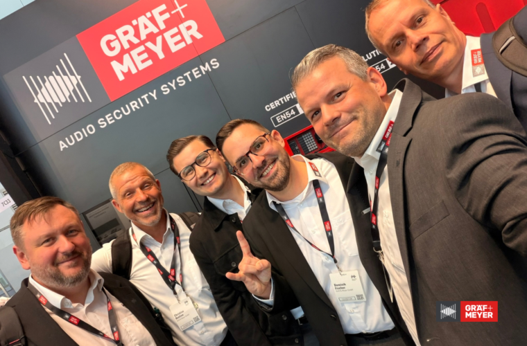 Gräf & Meyer Team am Stand auf der Security Essen 2026